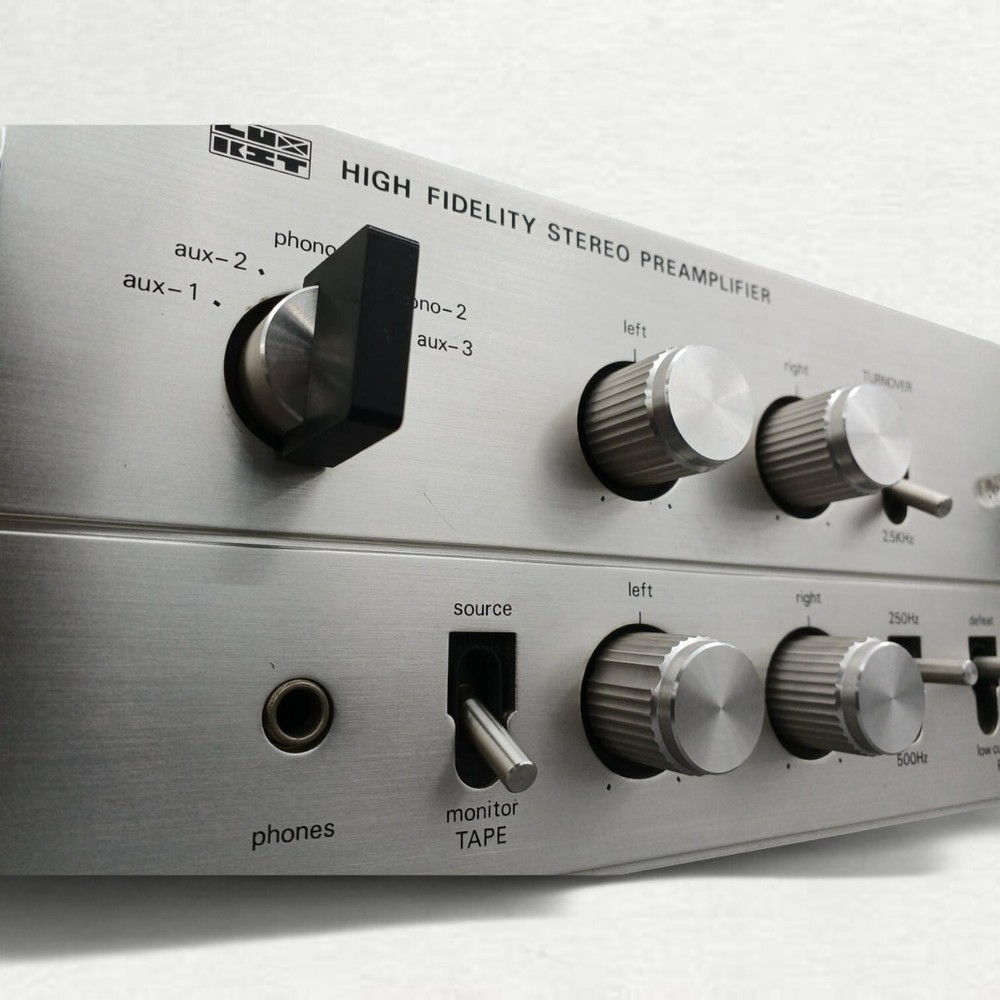 LUXKIT A3300 Stereo Control Amplifier Serviced Vintage Preamp Fully Functional