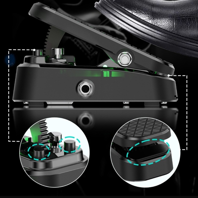 Guitar Effects Processor Multiple Sound Modes ABS Texture Portable Foot Pedal