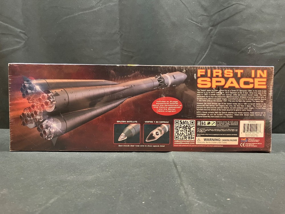 MPC Vostok, new in shrinkwrap, flyable with modifications (not Estes)