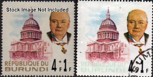 Centsational EFO Changeling Burundi 1967 SN B28 - Churchill