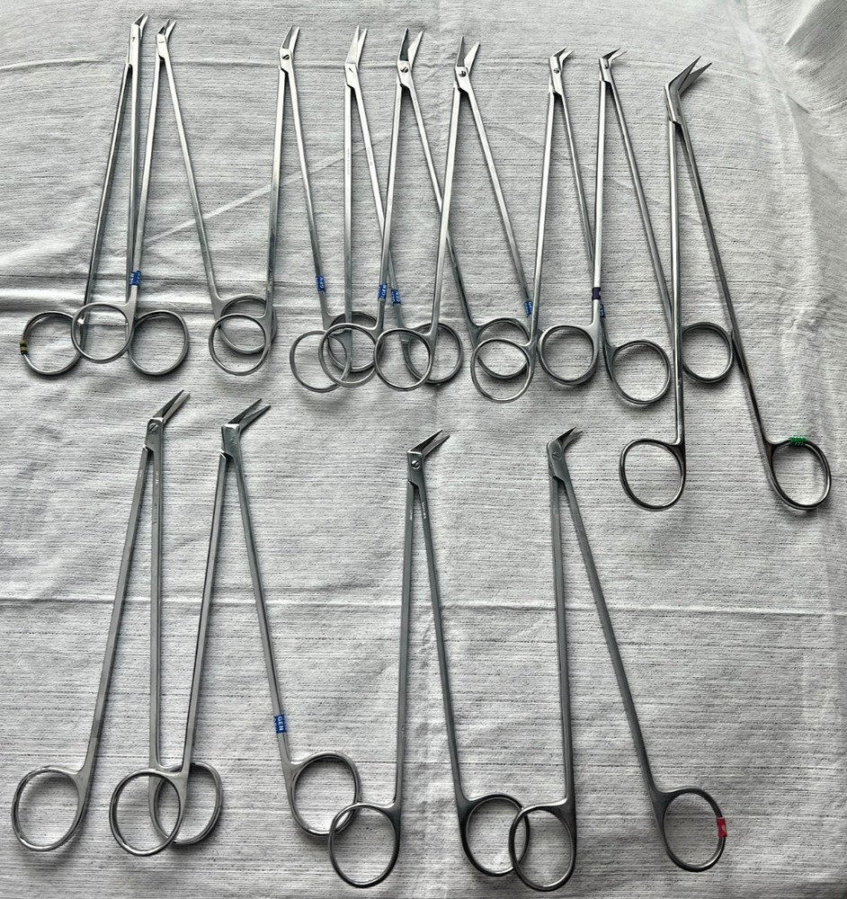 Potts-Smith Angled Dissecting Vascular Scissors Various Angle, Germany Stainless