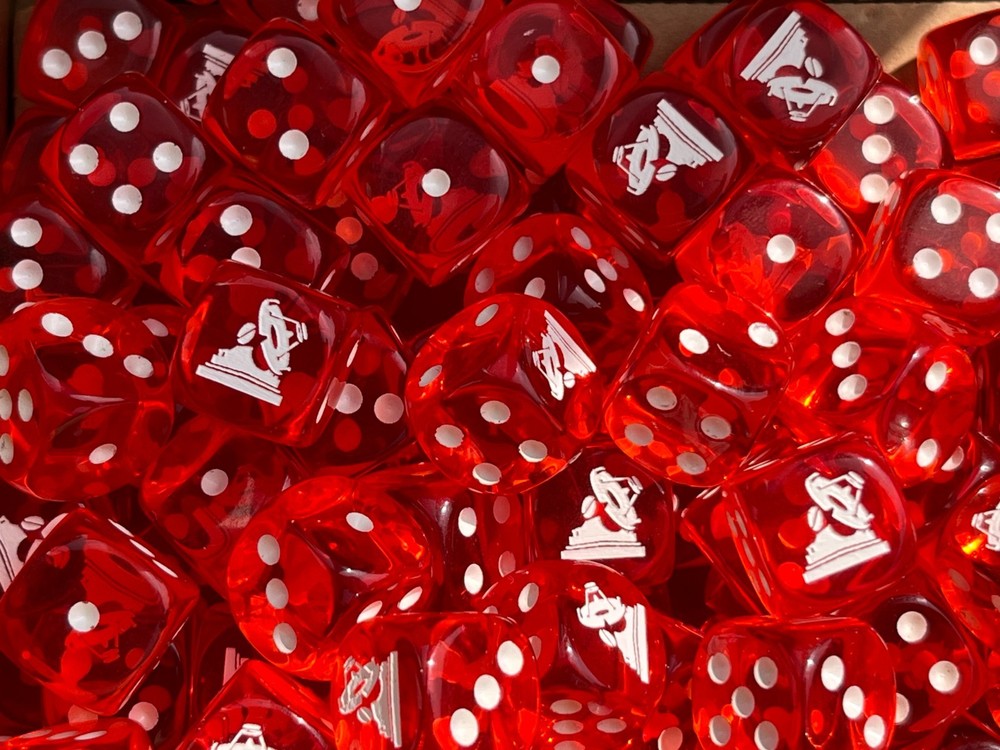 Renegade HPG Dice Set (translucent orange - one pair)