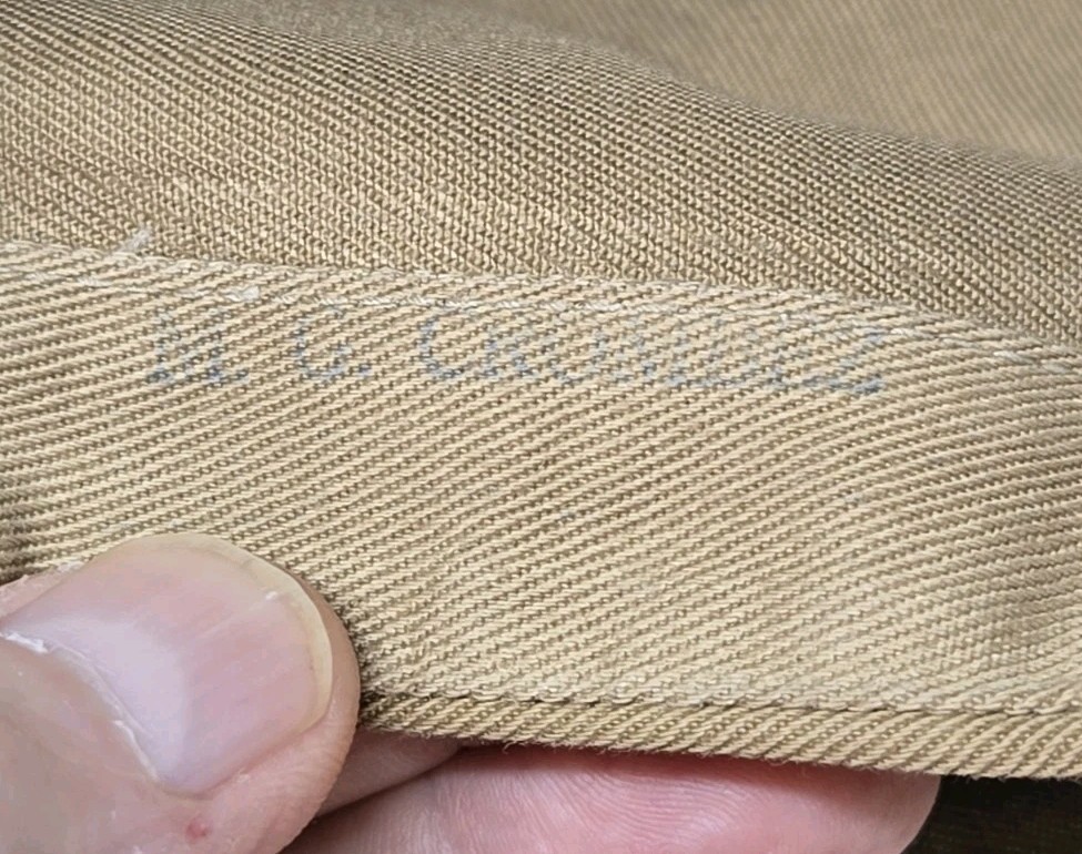 Named & Documented US Brigadier Generals Overseas Cap Lot w/ Documentation!
