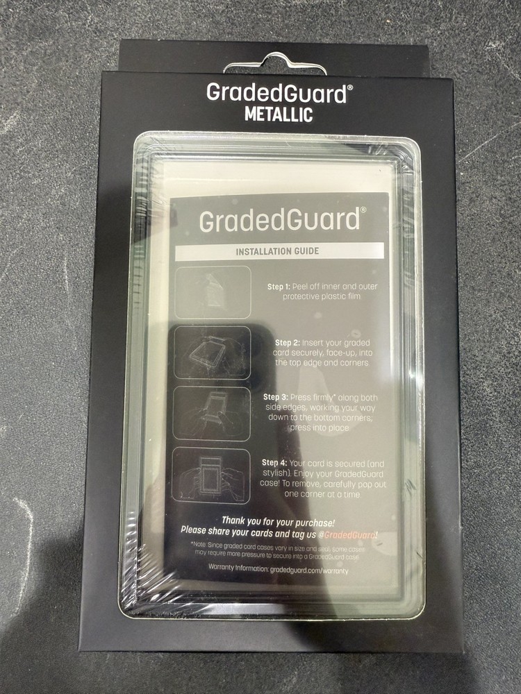 GradedGuard PSA Graded Card Guard Protector METALLIC OBSIDIAN Limited Edition