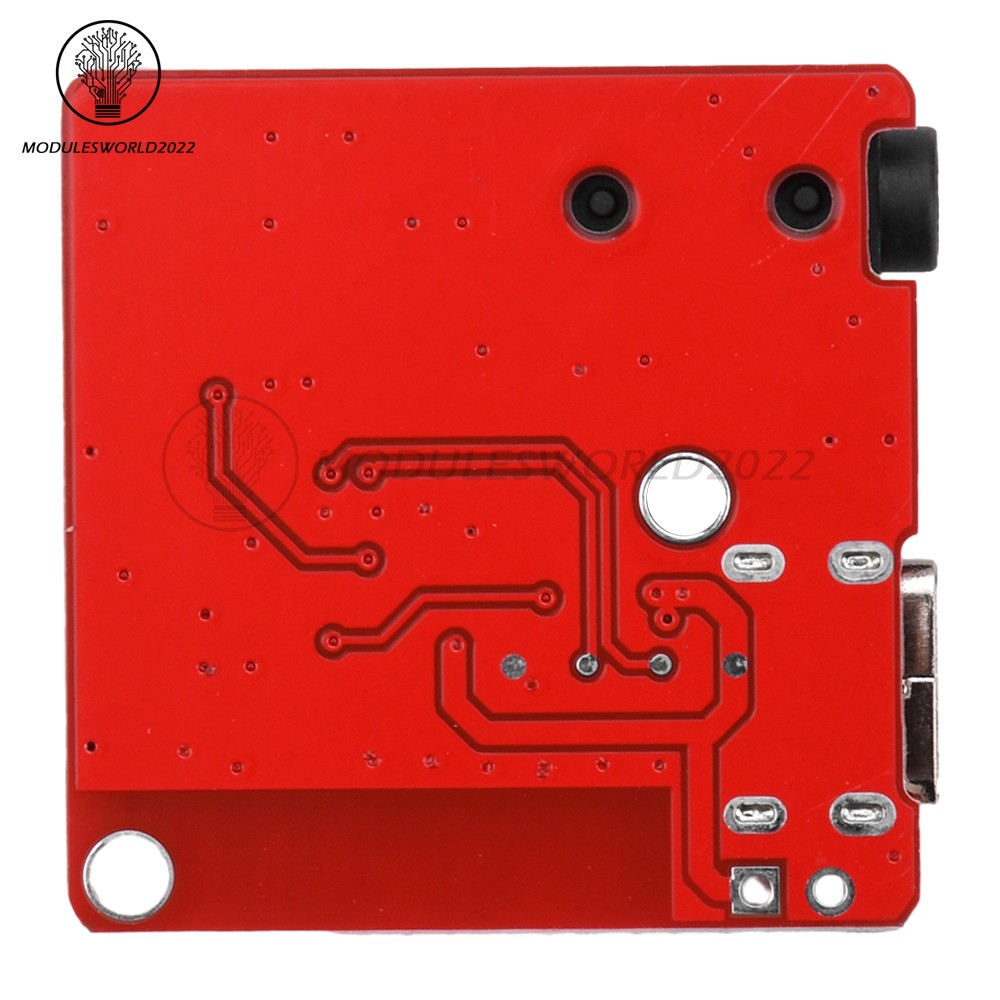 5pcs 3.7-5V Type-c Mini Bluetooth Audio Decoder Board MP3 Audio Receiver Module