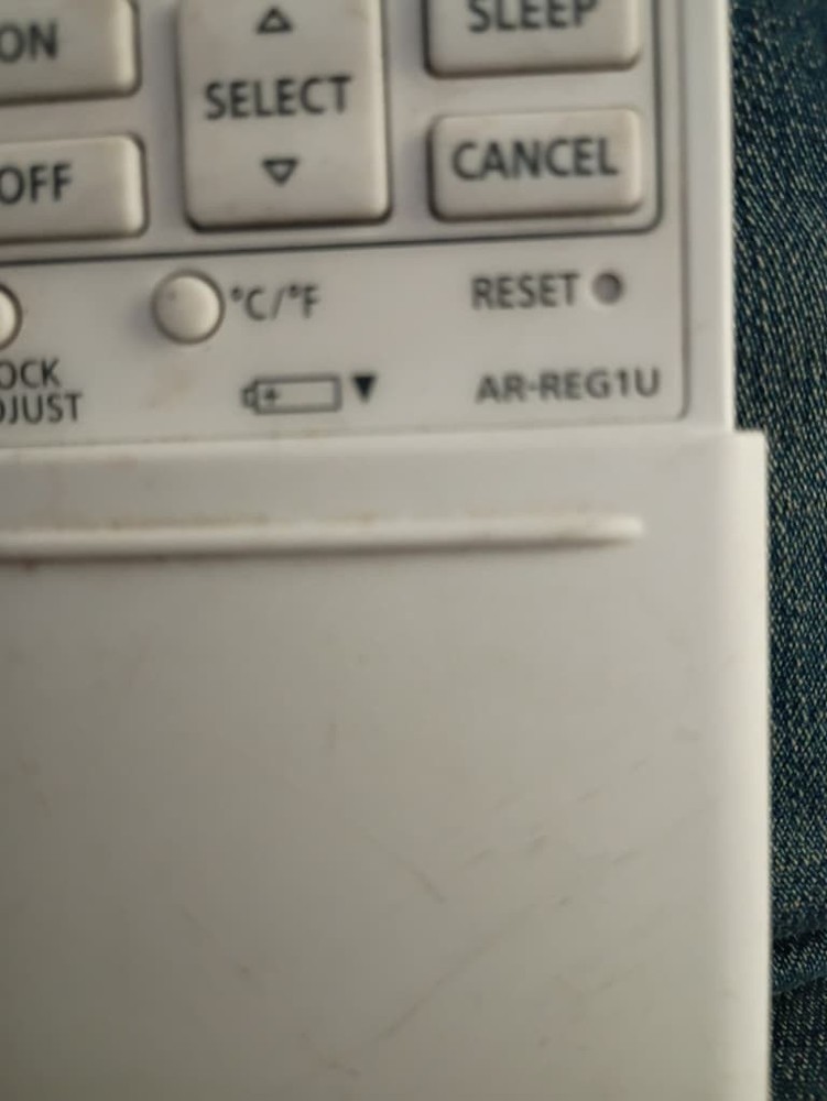 Original OEM FUJITSU AIR CONDITIONER REMOTE CONTROL AR-REG1U