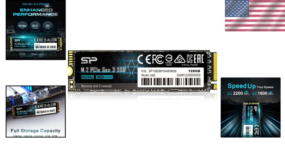 SP P34A60 128GB Internal Solid State Drive