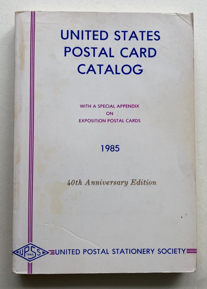UPSS U.S. Postal Card catalogs