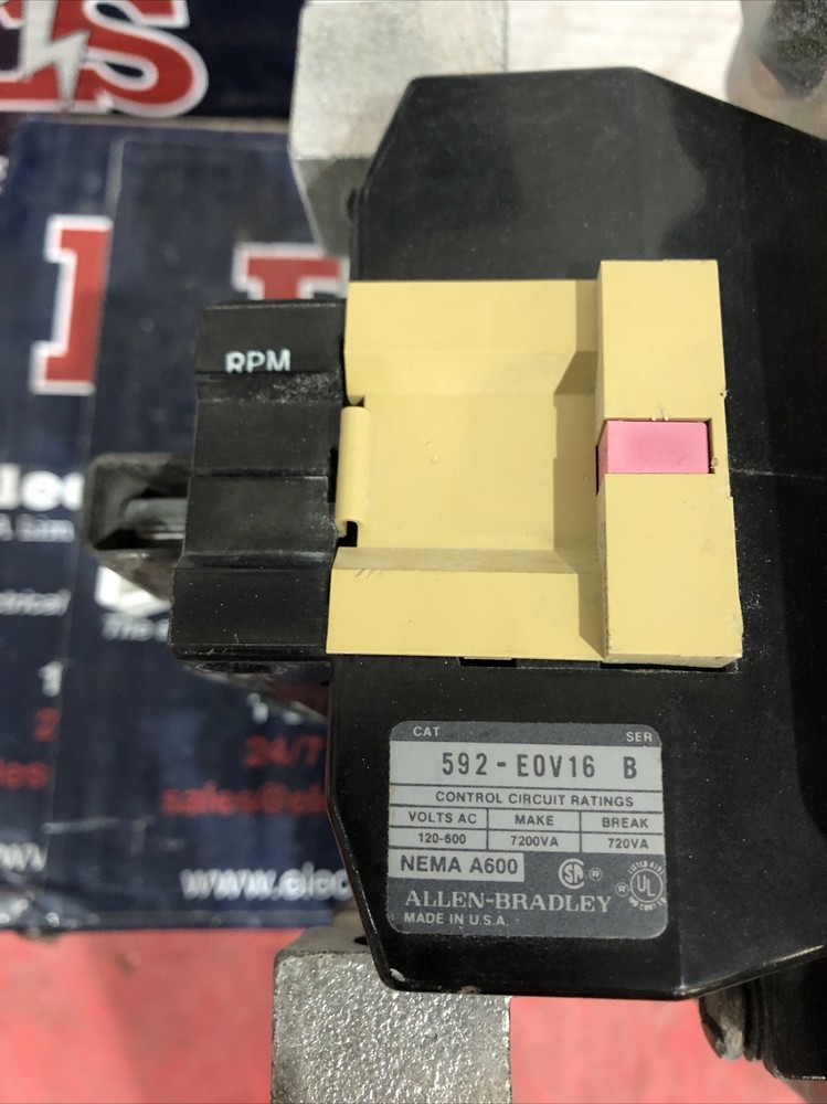 Allen Bradley Overload Relay 592-E0V16 Series B