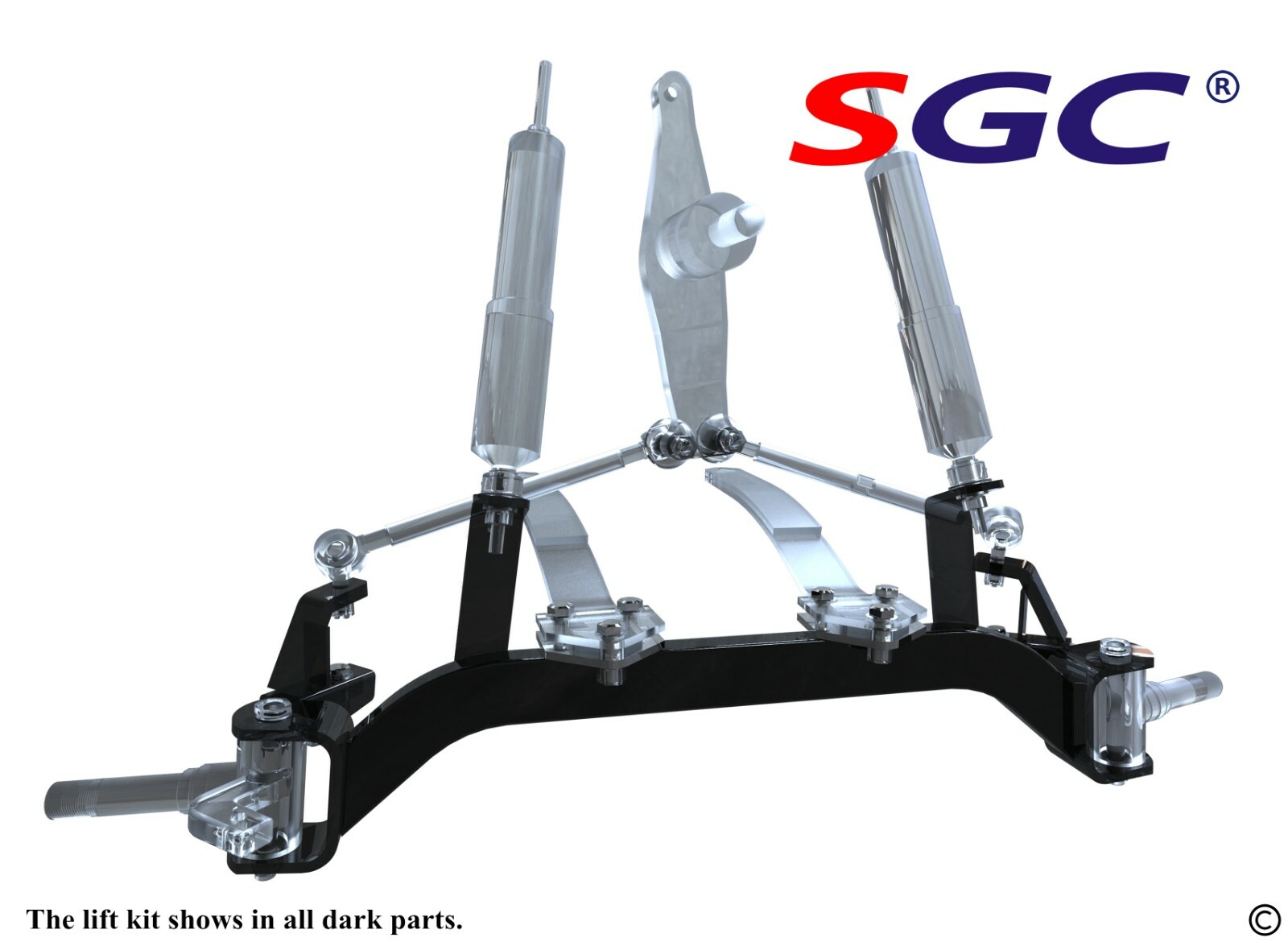 EZGO TXT ELECTRIC GOLF CART 6" LIFT KIT + 12" WHEELS and 23" ALL TERRAIN TIRES