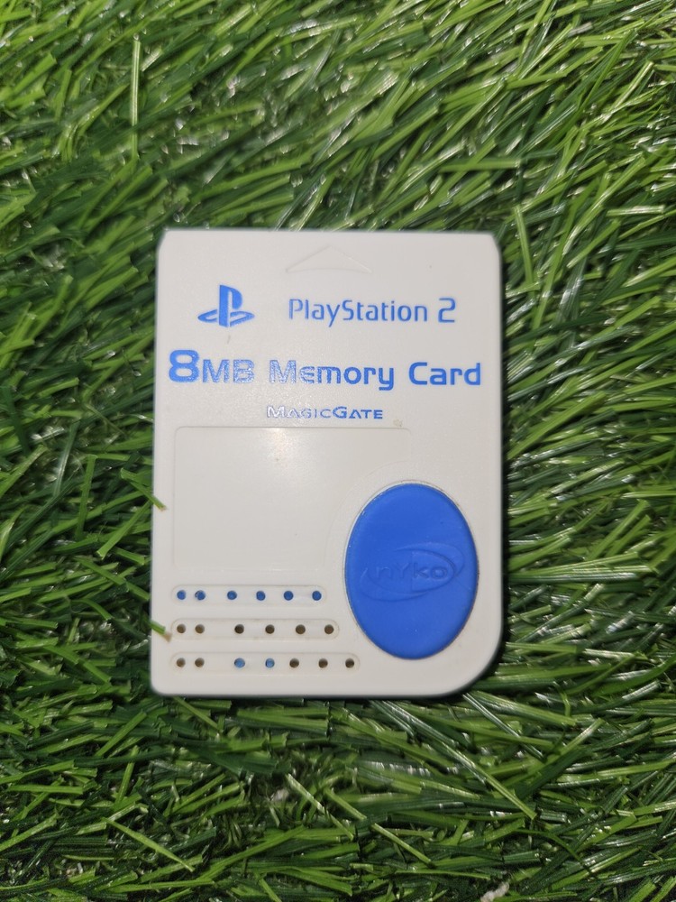 PlayStation 2 8MB Magic Gate White Memory Card Tested Read