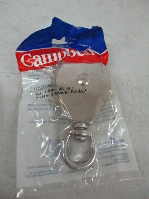 Campbell 2" Rigid Double Pulley b7655042