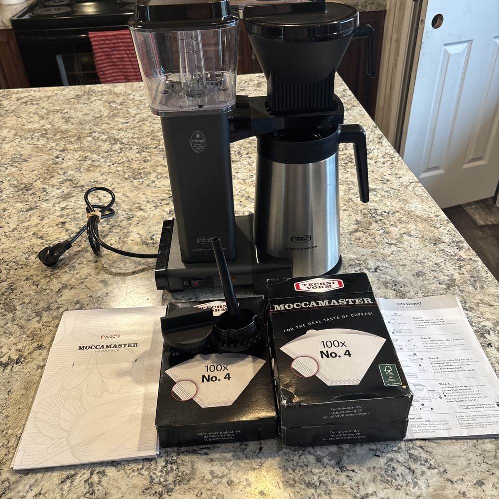 Technivorm Moccamaster KBGT 79317 Stone Grey Coffee Maker Brewer