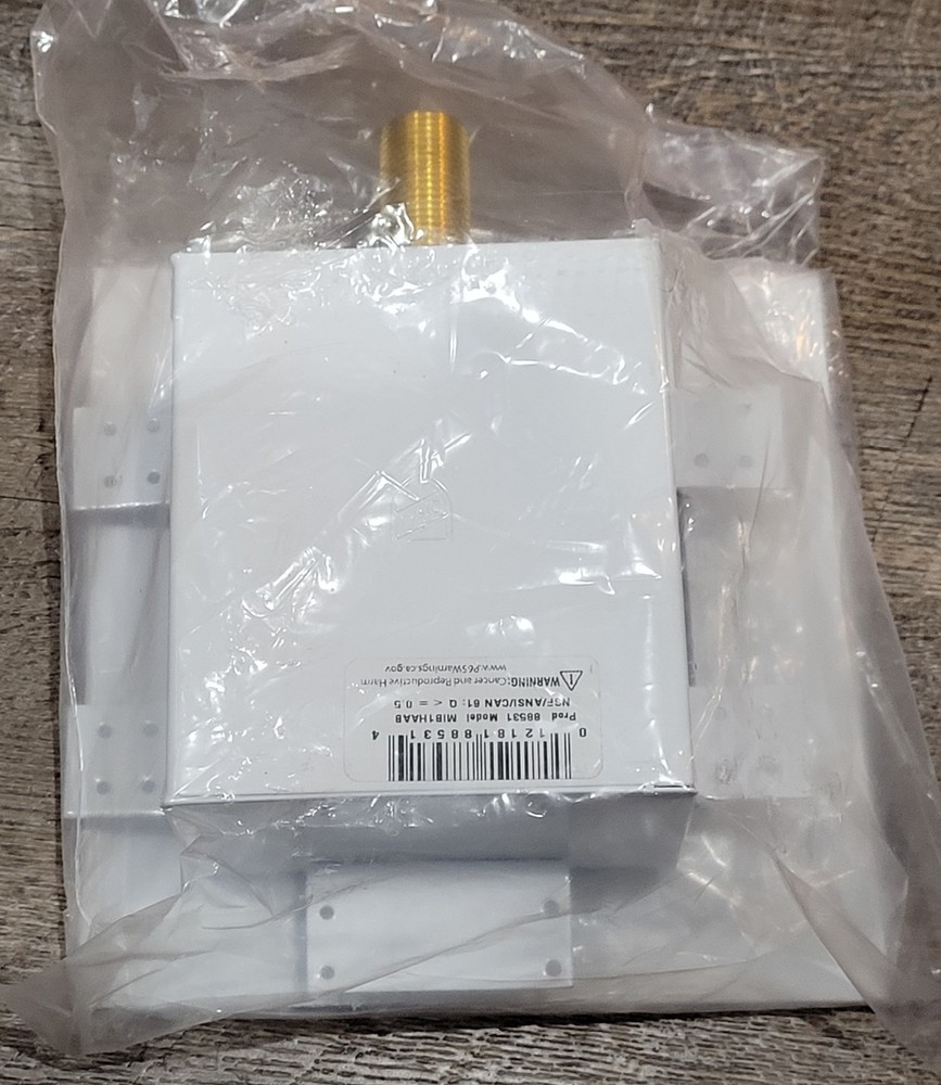 1/4-Turn IPS Sweat Ice Maker Supply Box with Hammer Arrestor 88531