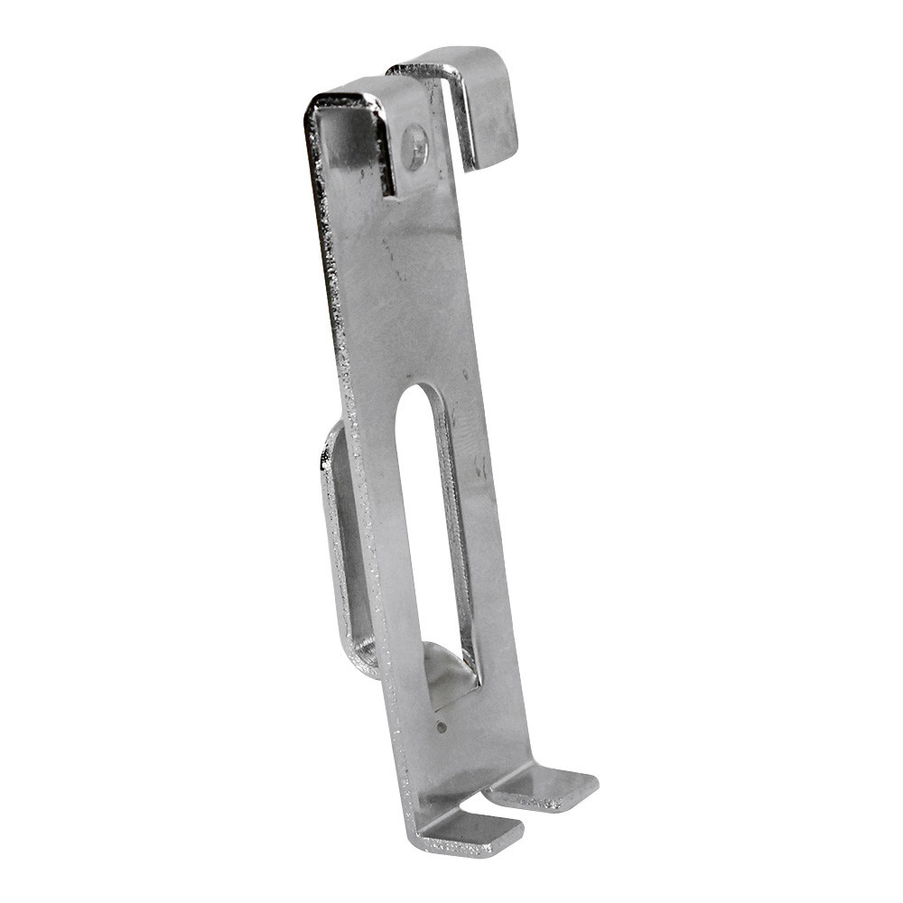 100 PCS CHROME Gridwall Utility Hook Picture Hanger Grid Panel Notch Display