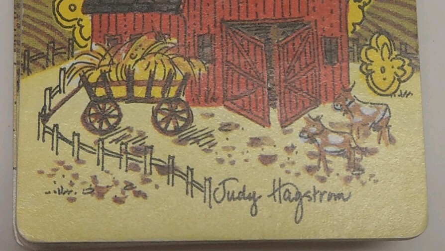 EUC Judy Hagstrom Playing Cards Complete Deck Farm Barn