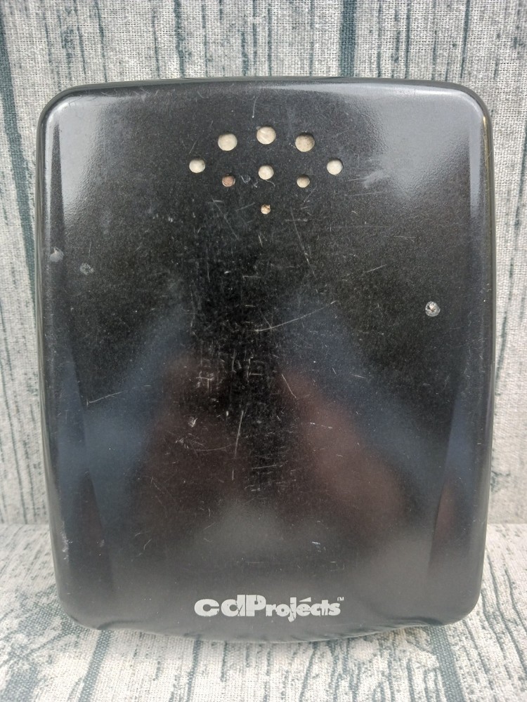 CD Projects Black Hard Metal 24 CD Holder Case - Pre-Owned