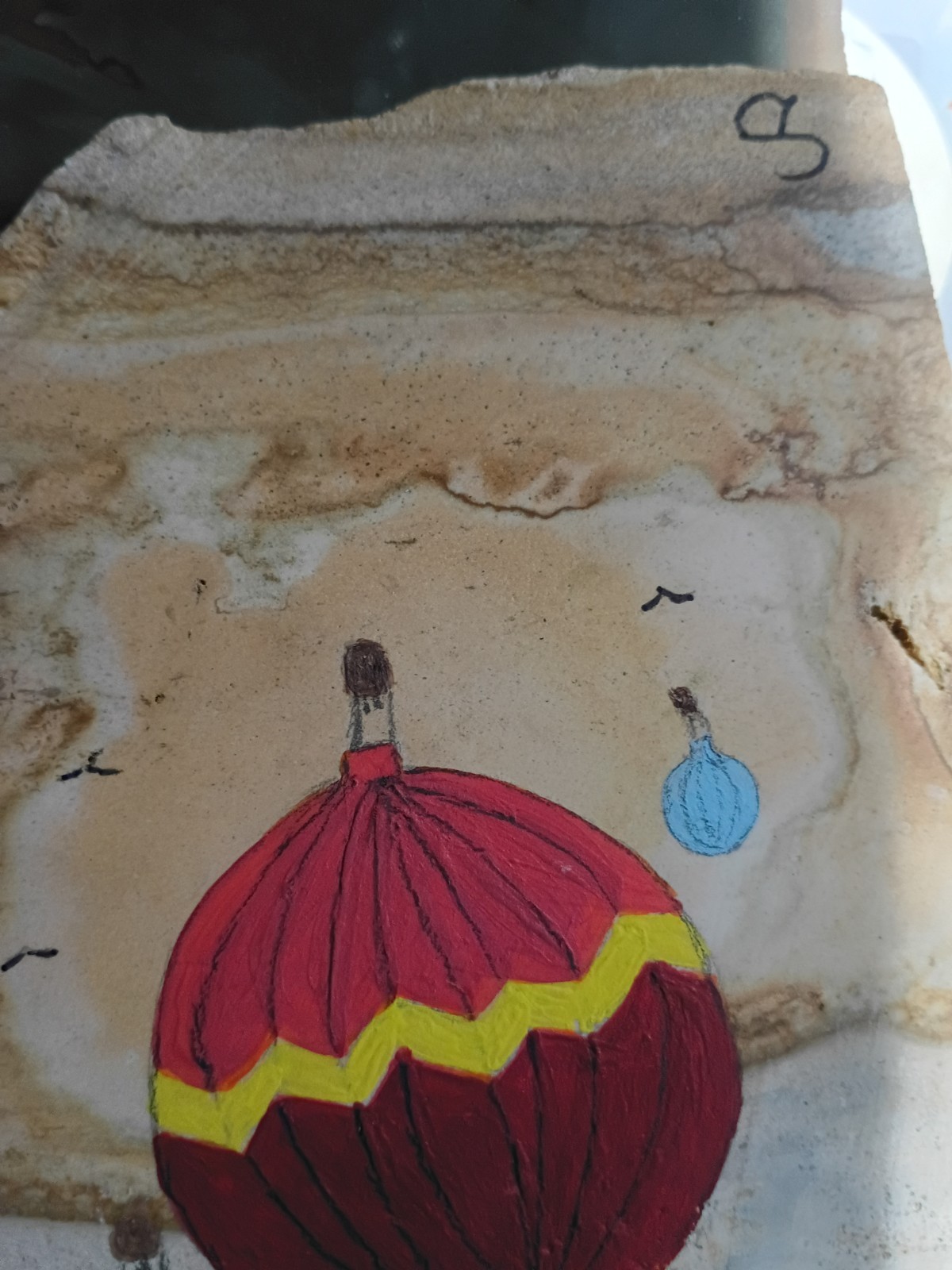 Picture Jasper Slabs Hand Painted