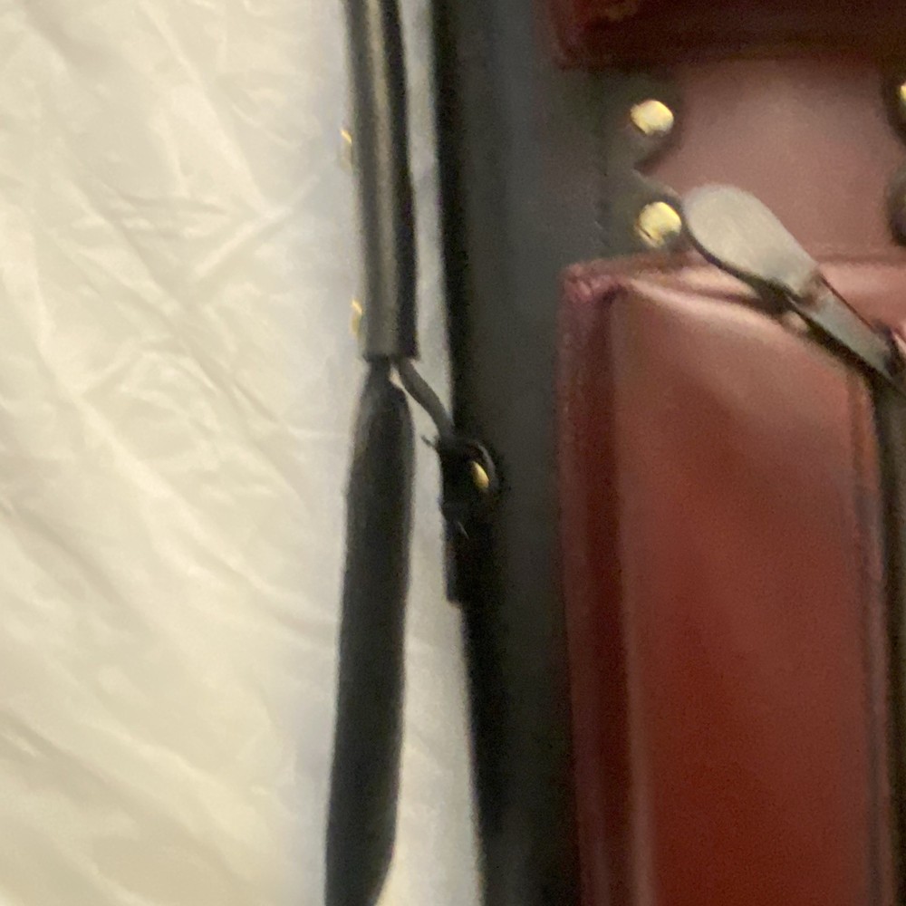Pool Case 3x7 Inverted Leather Cowboy Case - Brown & Black