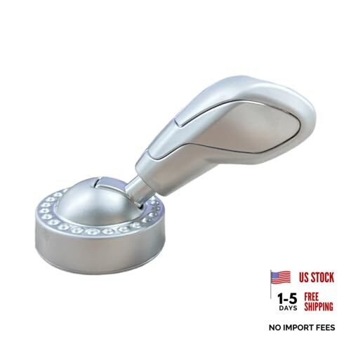 Ball-bar Car Push Starter Button Cover, Alloy Auto Engine Ignition Sliver