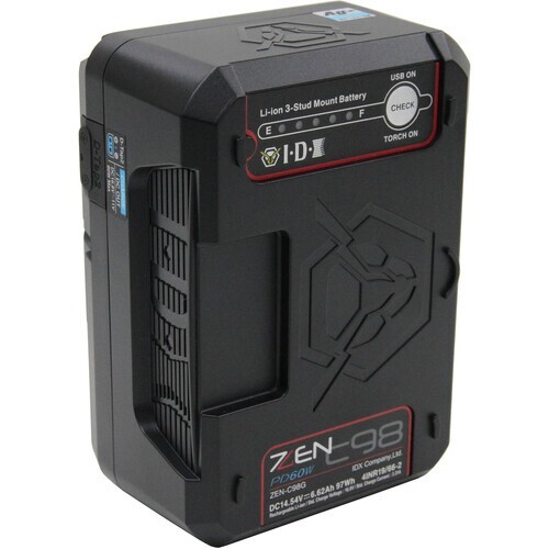 IDX System Technology ZENITH ZEN-C98G Three-Stud Lithium-Ion Battery (97Wh)