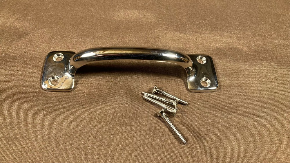 Sash Lift Solid Brass Bright Chrome Cabinet Pull Drawer Handle Polished Chrome
