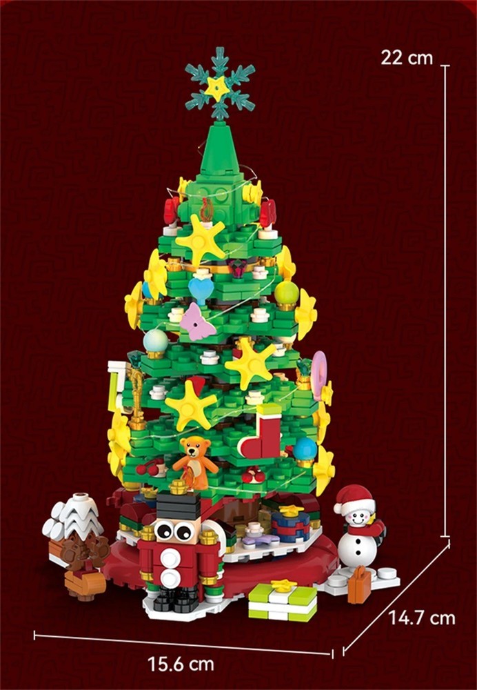 Building Block Christmas Tree Set