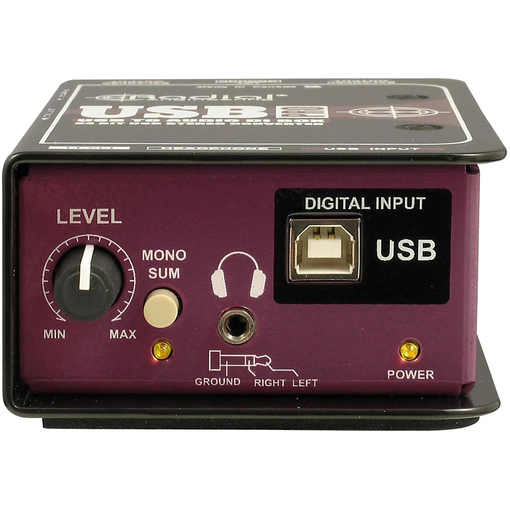 Radial Engineering USB-Pro Stereo USB Laptop DI