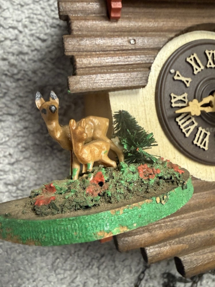 VTG WEST GERMAN HELMUT KAMMERER CUCKOO CLOCK
