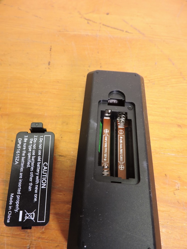 Panasonic Projector Remote Control DPVF1615ZA