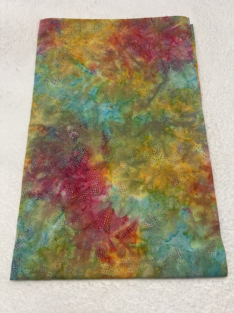 Hand Dyed Batik Fabric 🌸 1 Yard