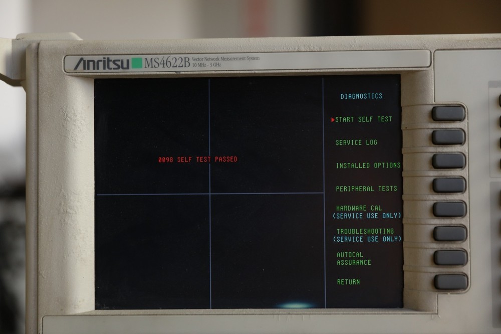 Anritsu MS4622B Network Analyzer Opt 3B Passes Self Test As Is