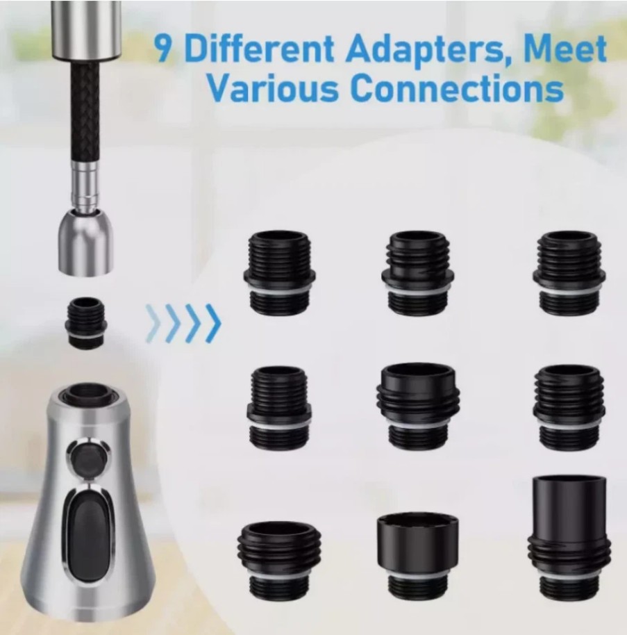 Standard Universal Spray Head Pull Down Kitchen Faucet Replacement Part NEW