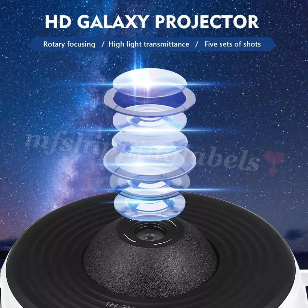 Galaxy Projector 13 in 1 Planetarium Star Projector Starry Night Light Nebula US