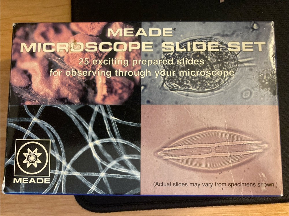 Meade Instruments #904 Microscope Slide Set Of 25