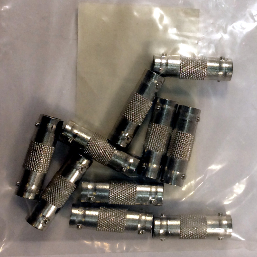 Gem Electronics BNC Splice Adapter Jack/Jack 10 Pack