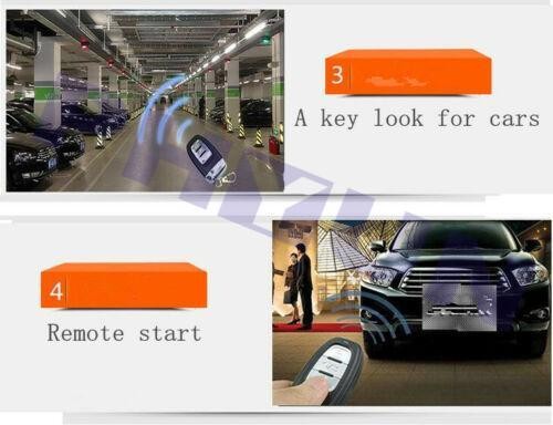One key Remote start /Lock System with Main Harness & Start Button Kit USA Stock