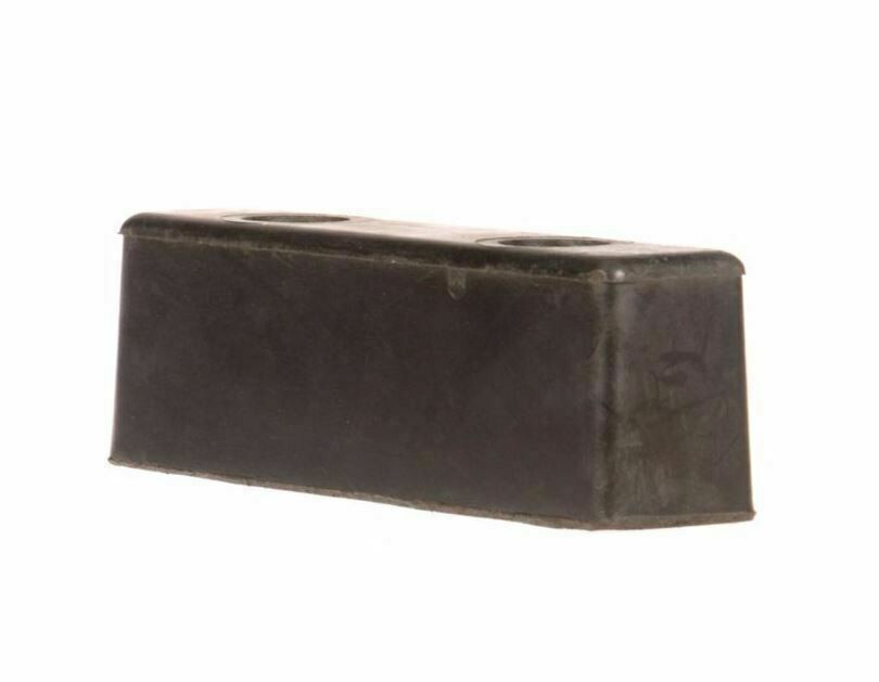 2 PACK Rubber Loading Dock Bumpers 2-1/2 H x 2 W x 8" L Rectangular Black NEW