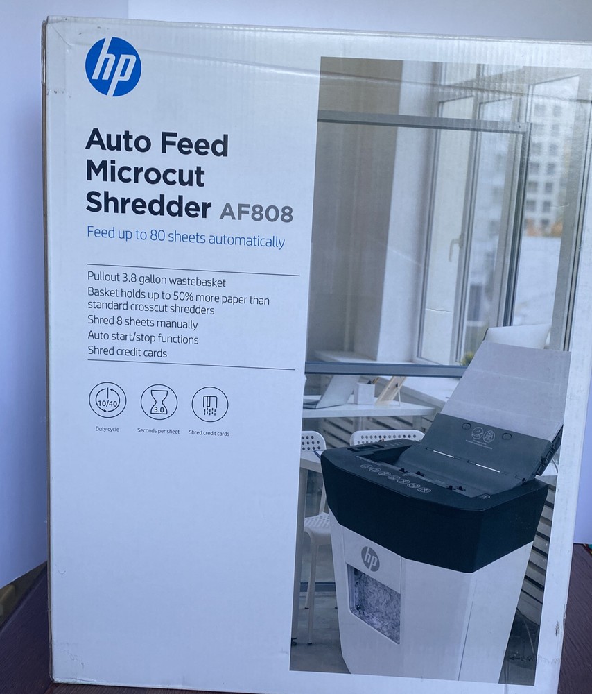 HP AF808 8 Sht Micro Shredder