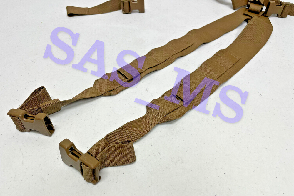 5X USMC COYOTE CHEST RIG TACTICAL ASSAULT PANEL HARNESS ASSEMBLY SHOULDER STRAP