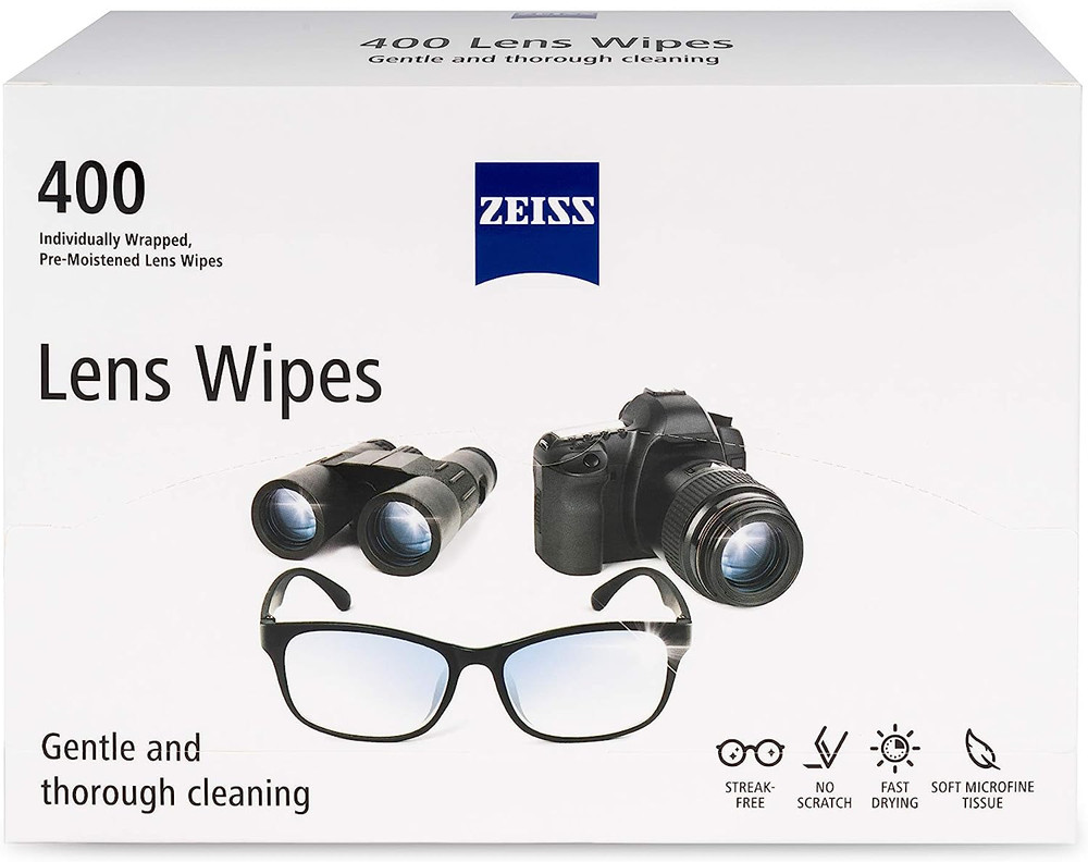Pre-Moistened Lens Cleaning Wipes, 400 Count