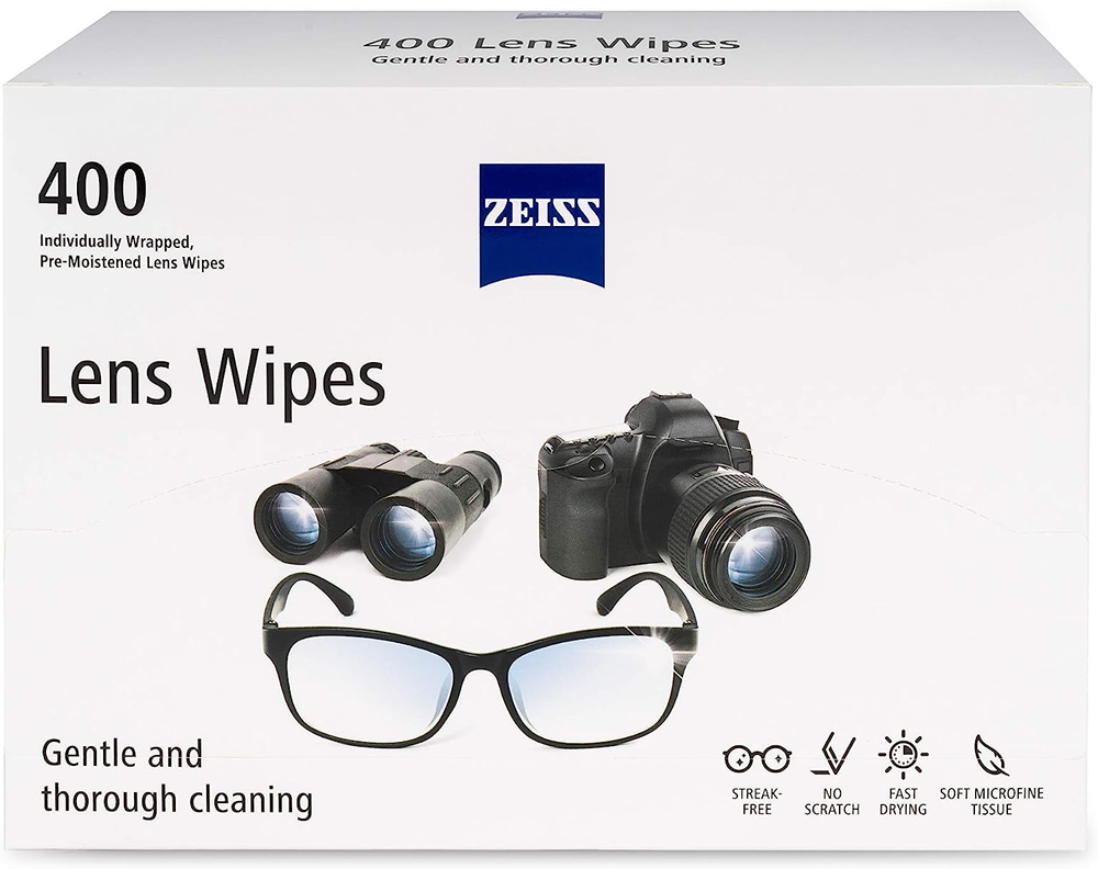 Pre-Moistened Lens Cleaning Wipes, 400 Count