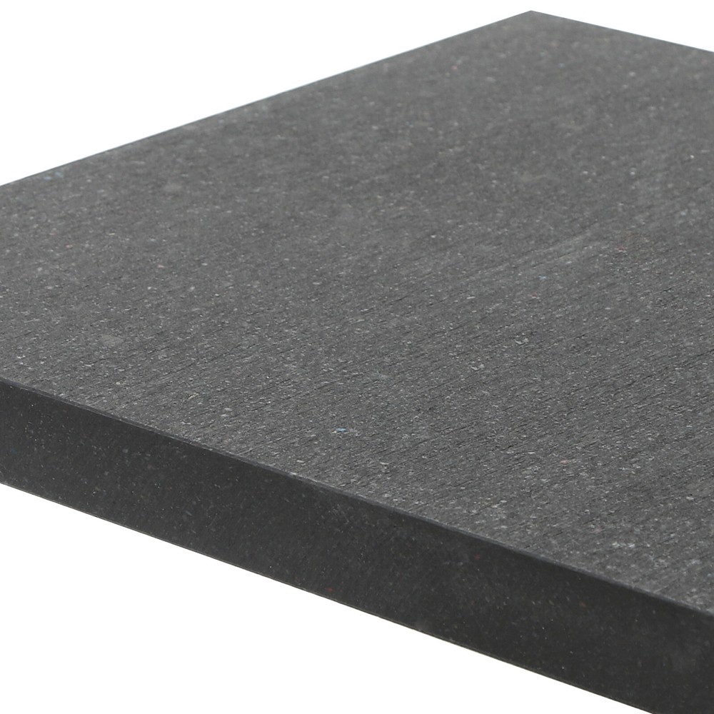 Square Medium Size Support Pad With Handle Black Heavy Duty Stabilizing Block