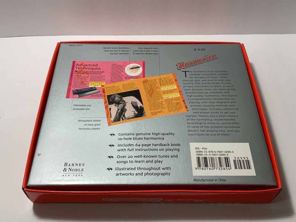 Playing the Harmonica Kit Includes Genuine Harmonica & Full Color Bk Dave Oliver