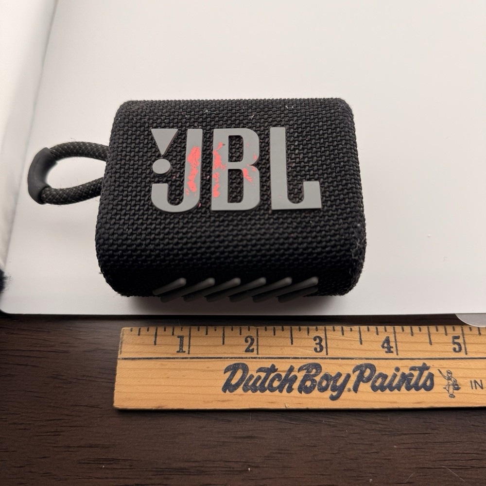 JBL Go 3 Portable Waterproof Wireless Bluetooth Speaker Black
