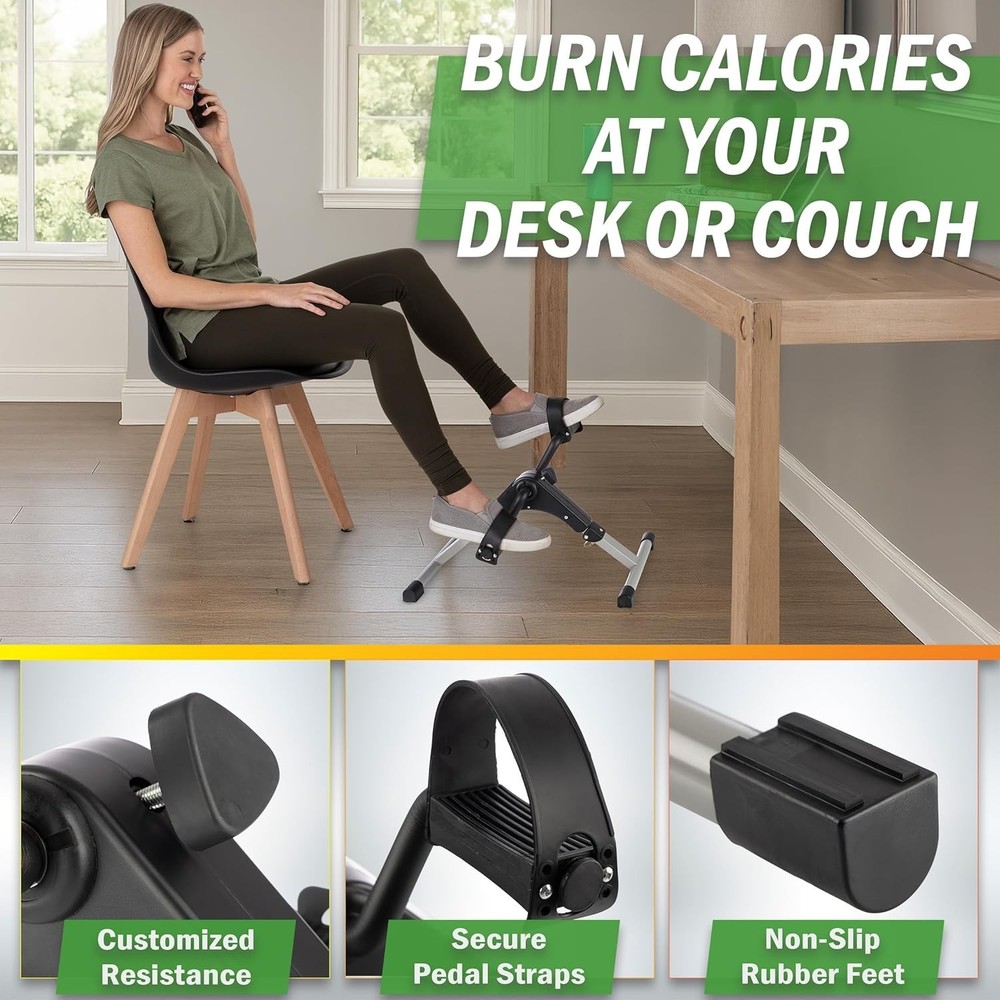 Mini Foldable Exercise Bike with Electronic Display – Ideal for Physical Therapy
