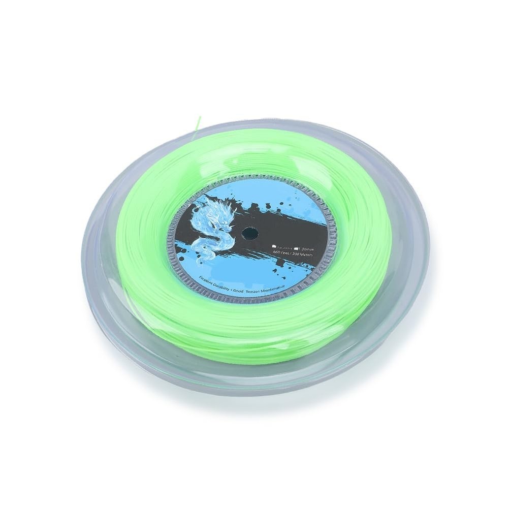 Tennis String, String Set and 200m Reel Polyester, High Elastic Racket 200M f...