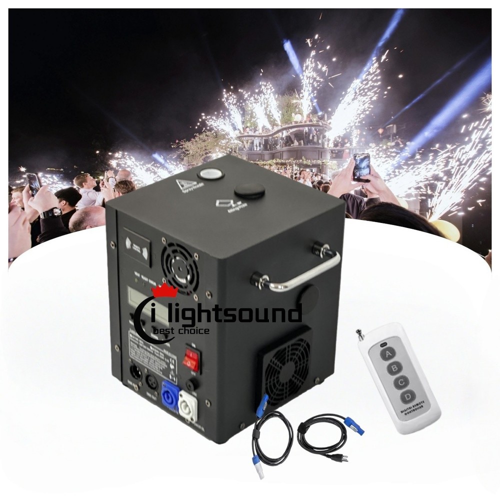 dmx 700W Cold Spark Machine Firework Machine Stage Effect sparkler Party Remote