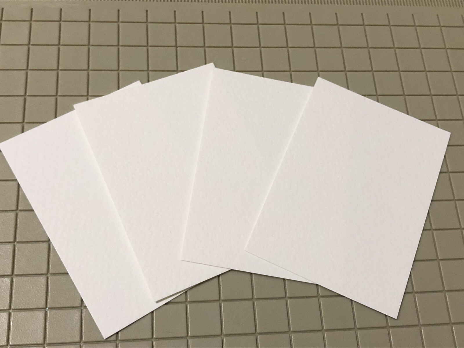 100 ACEO Cards ~ Blank 140 lb Watercolor Paper ~ 2.5 x 3.5 White ~ Fabriano 1264