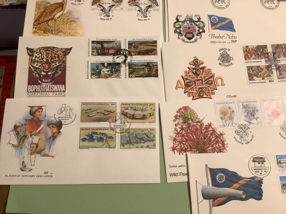 Bophuthatswana 14 postal cover items Ref A1851